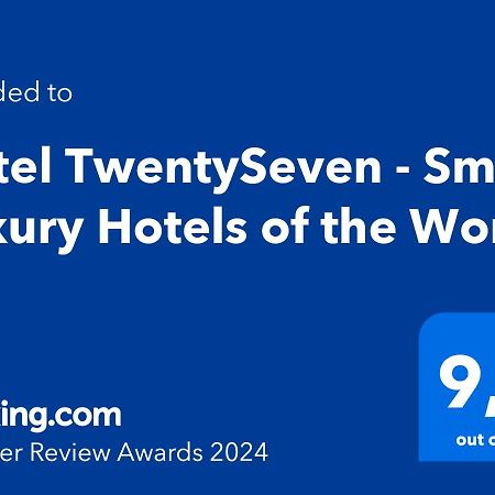 Hotel Twentyseven - Small Luxury Hotels Of The World Амстердам Екстер'єр фото